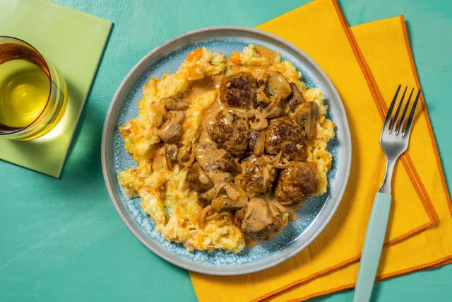 Skye's Cheesy Meatballs