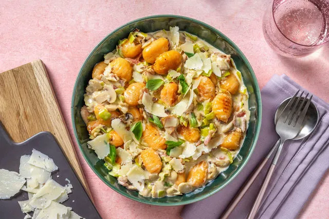 Creamy Sweet Potato Gnocchi Pan