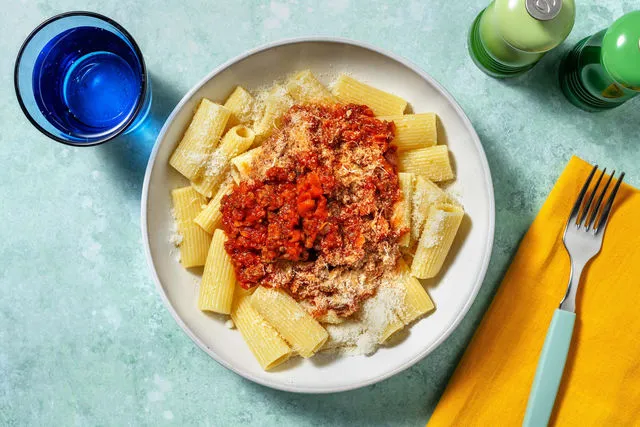 Pasta Bolognese with Ground Beef