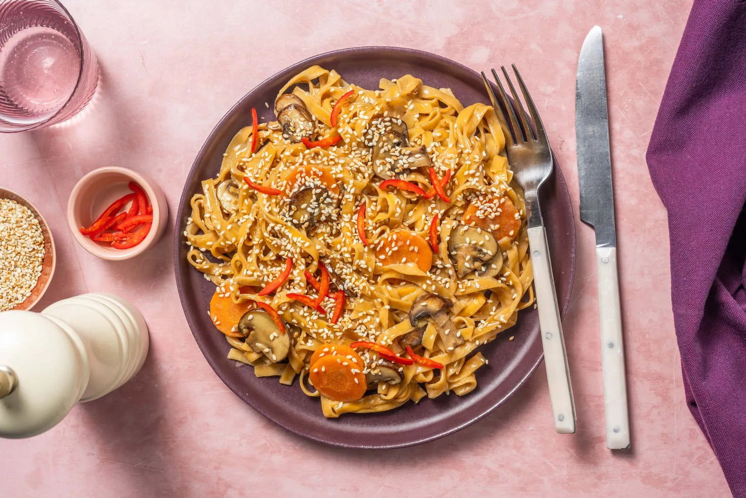 Chili Noodle Pan in Coconut-Lime Sauce