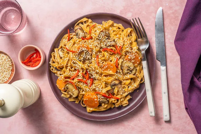Chili Noodle Pan in Coconut-Lime Sauce